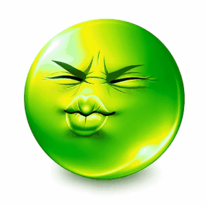 Trying Not To Laugh Green