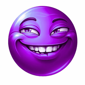 Silly Happy Purple