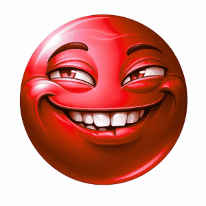 Silly Happy Red
