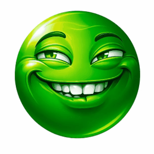 Silly Happy Green
