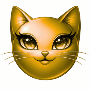 Kitty, Cat Face Yellow