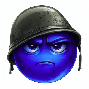 Thousand-Yard Stare Blue