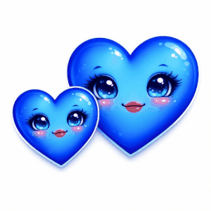 Two Cute Heart Couple