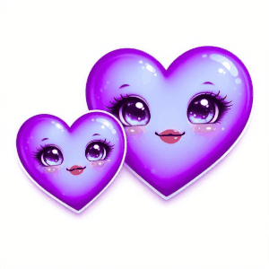 Two Cute Heart Couple