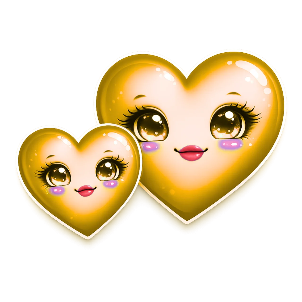 Two Cute Heart Couple