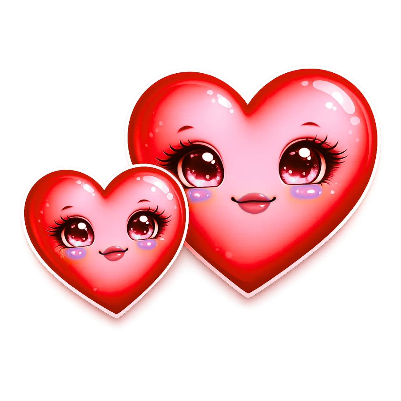 Two Cute Heart Couple