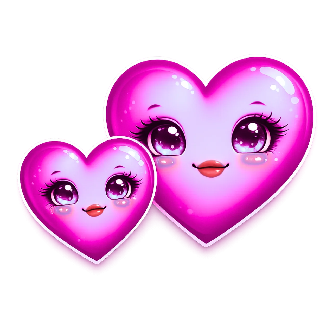 Two Cute Heart Couple