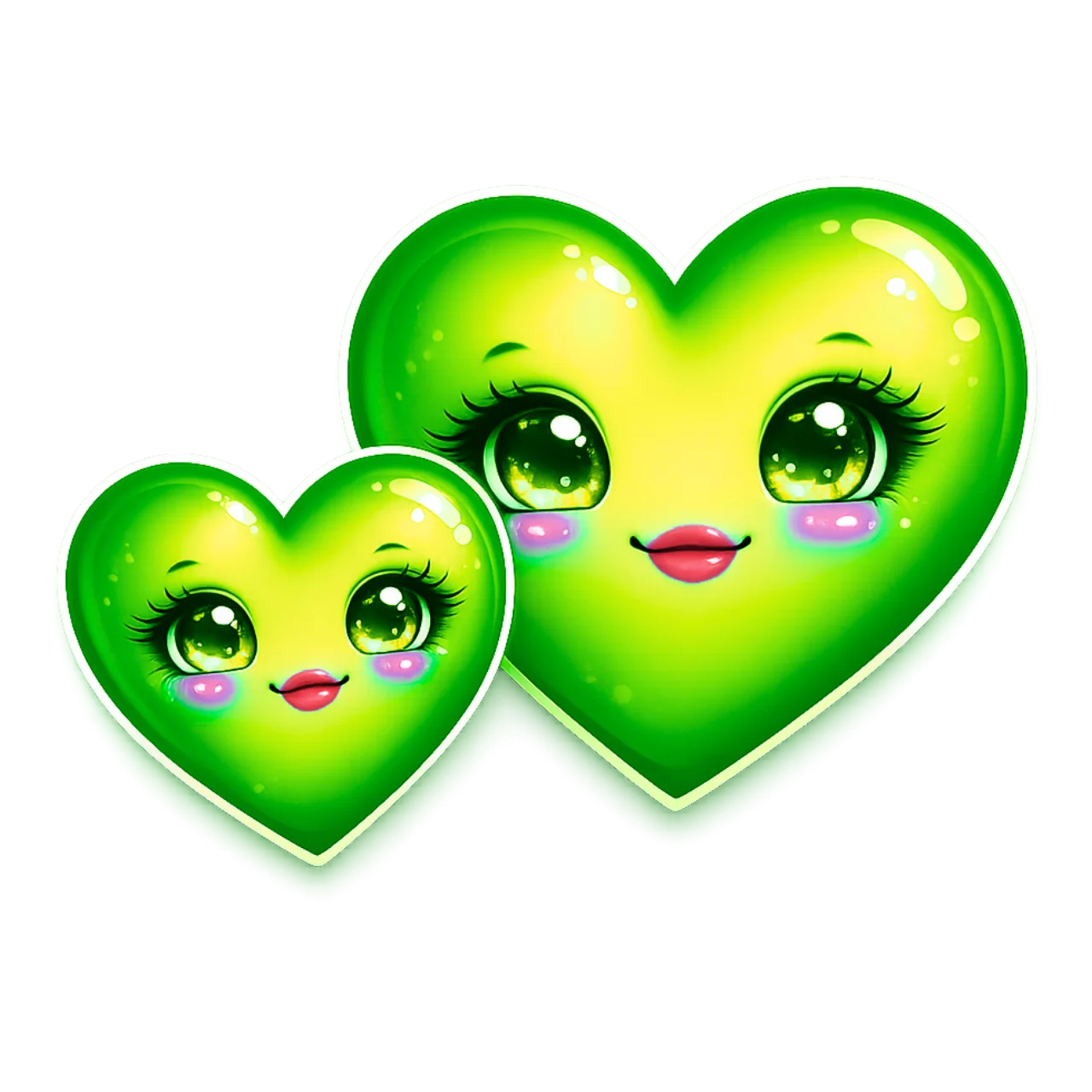 Two Cute Heart Couple