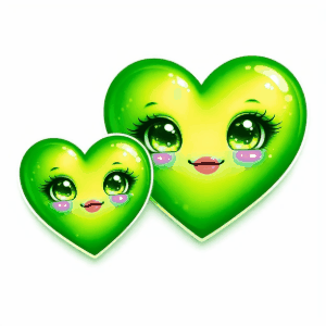 Two Cute Heart Couple