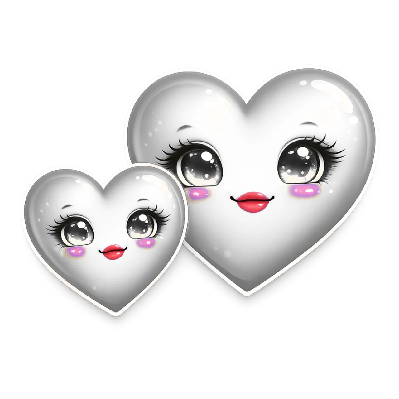 Two Cute Heart Couple