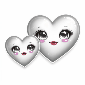 Two Cute Heart Couple