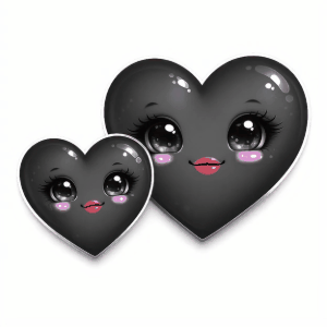 Two Cute Heart Couple