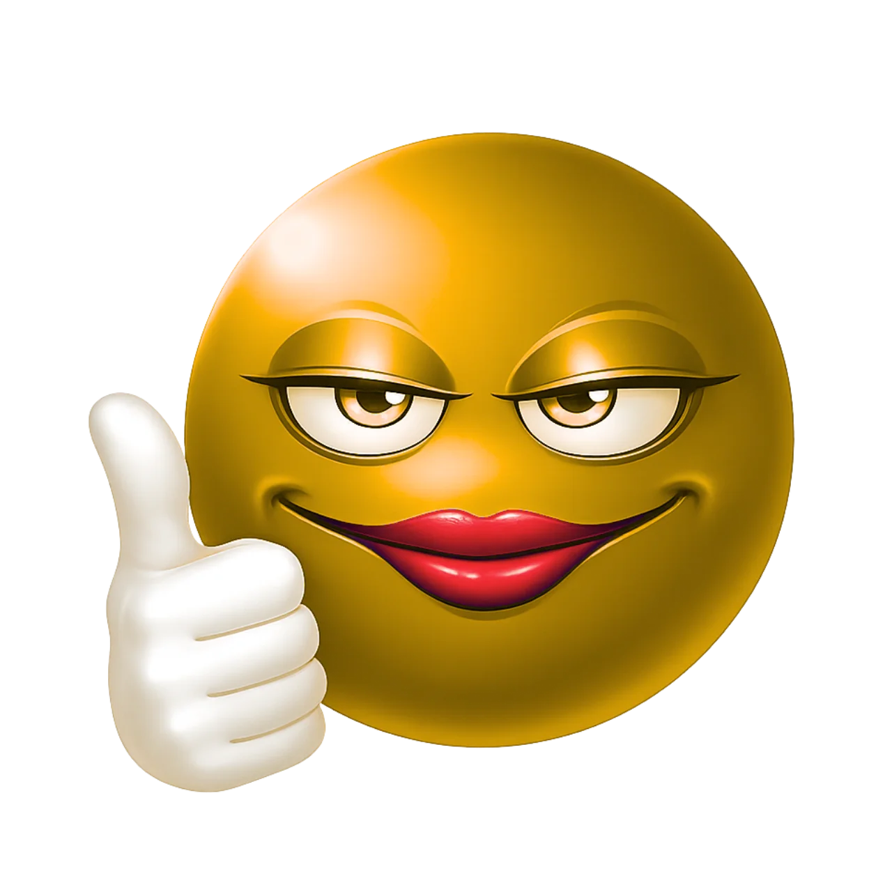 Approving With Thumbs Up