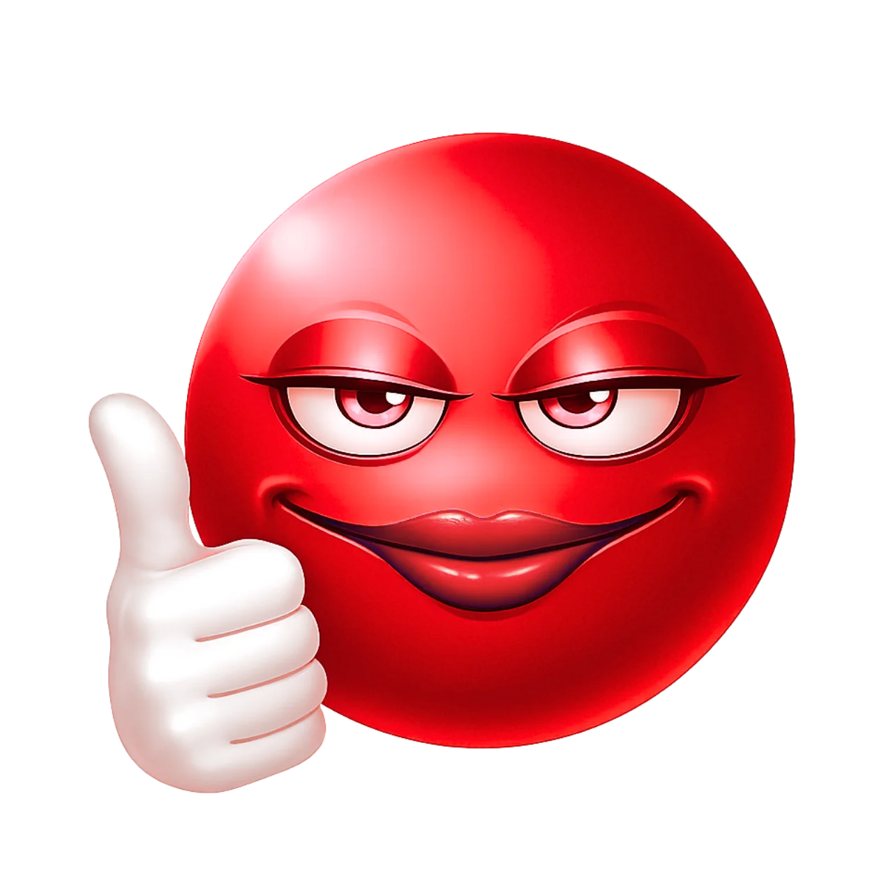 Approving With Thumbs Up