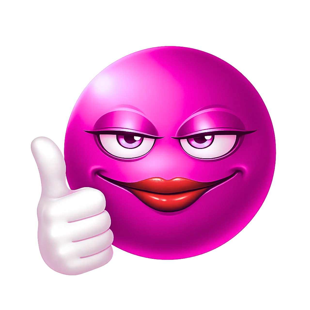 Approving With Thumbs Up