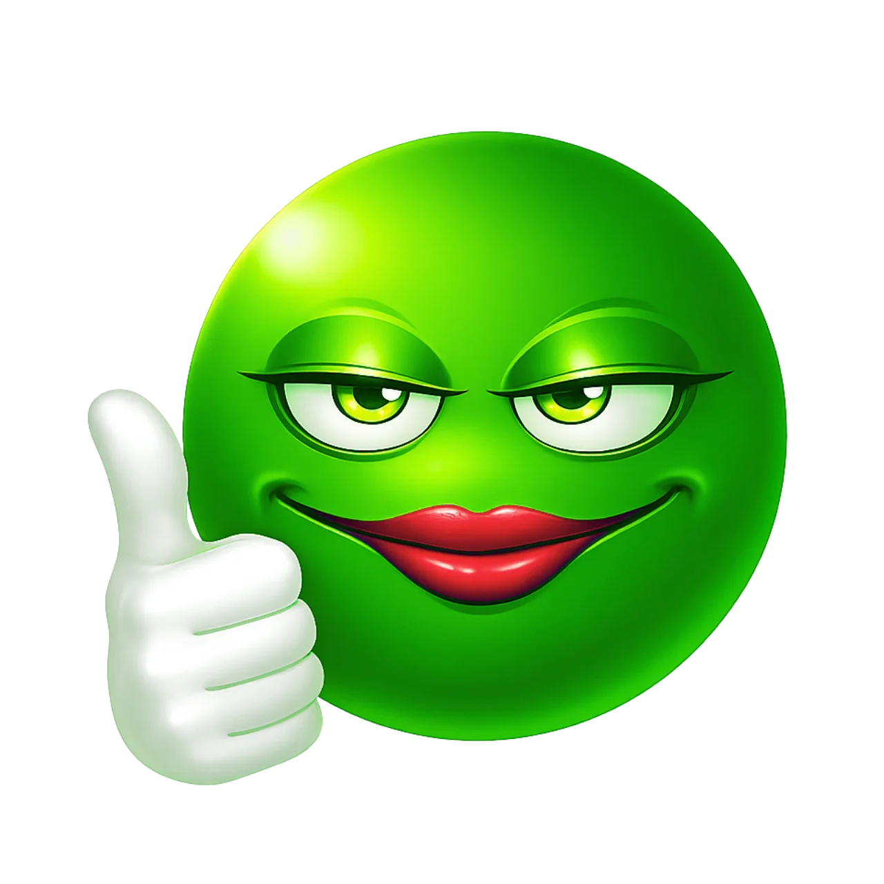 Approving With Thumbs Up