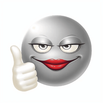 Approving With Thumbs Up