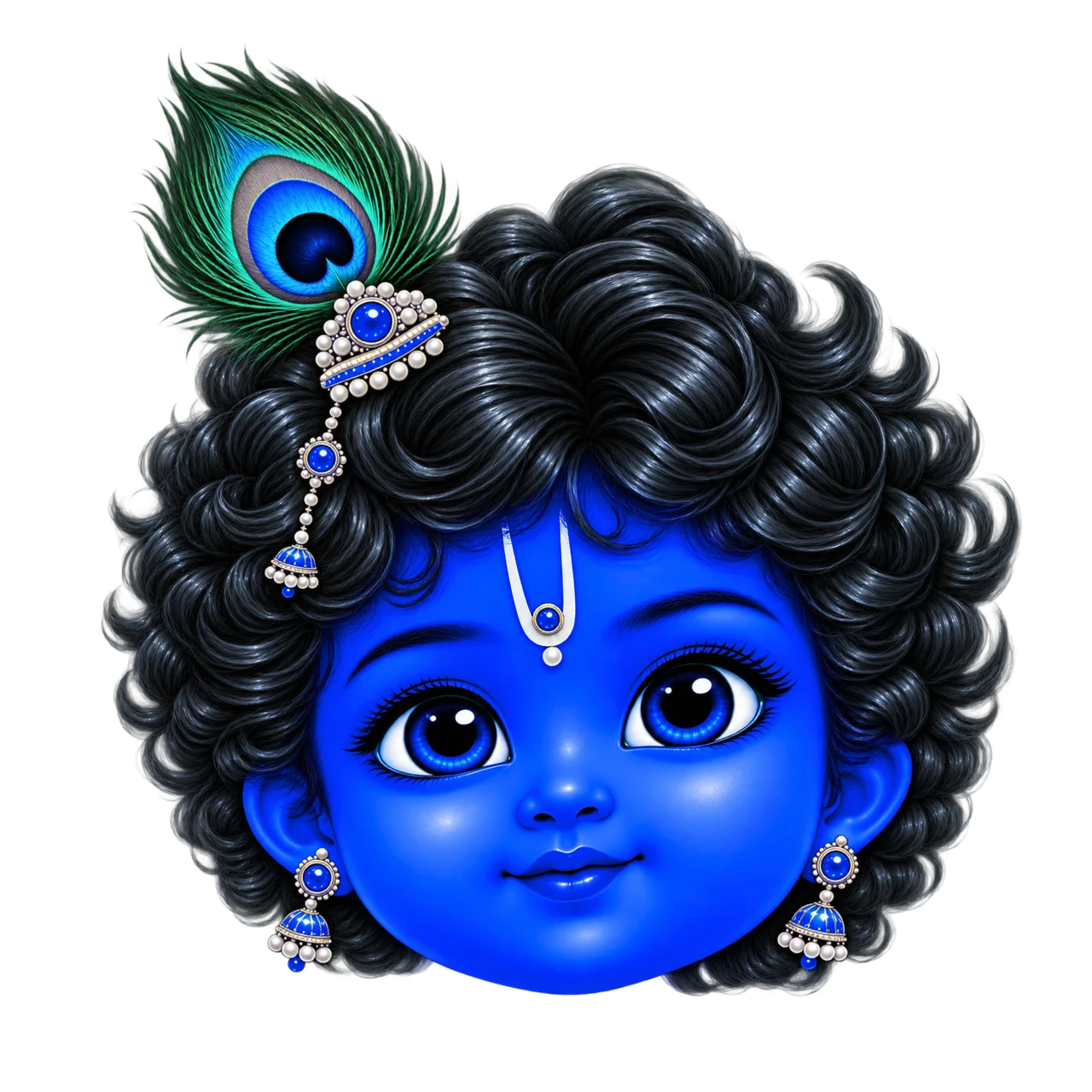 Krishna Baby Face