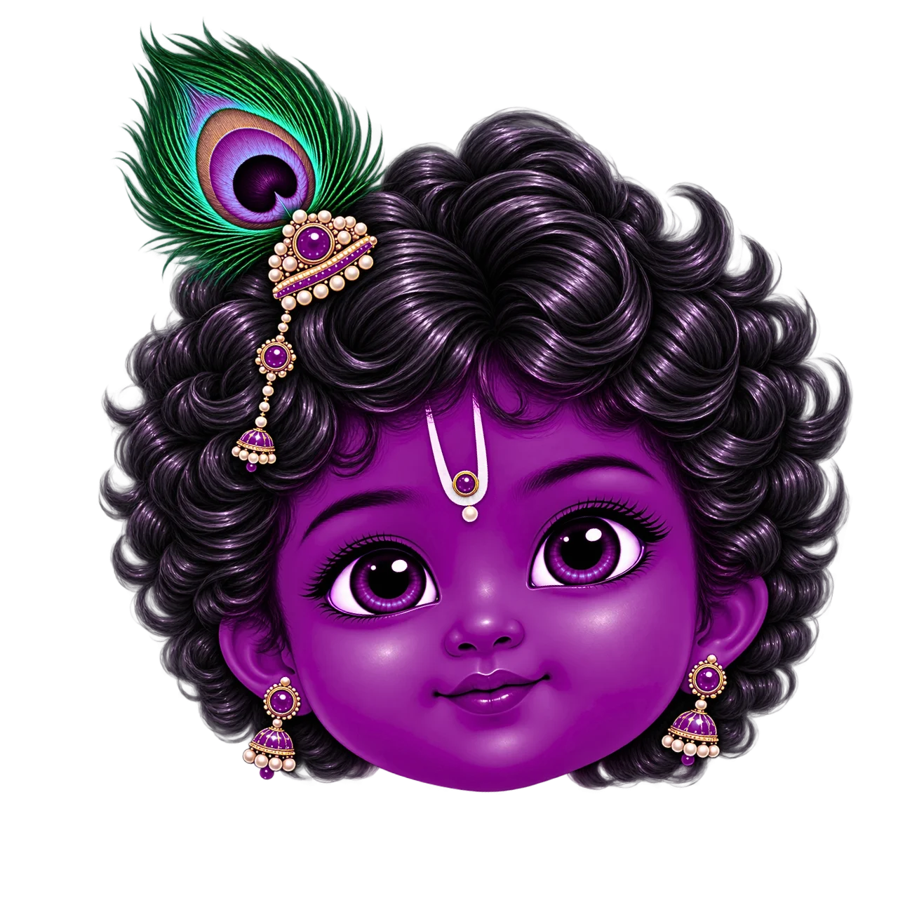 Krishna Baby Face