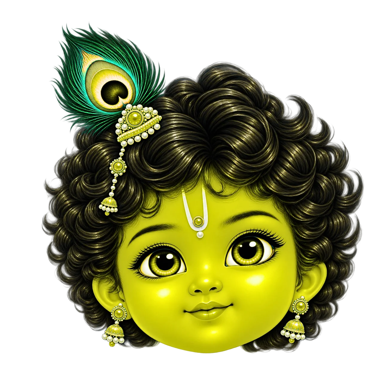 Krishna Baby Face