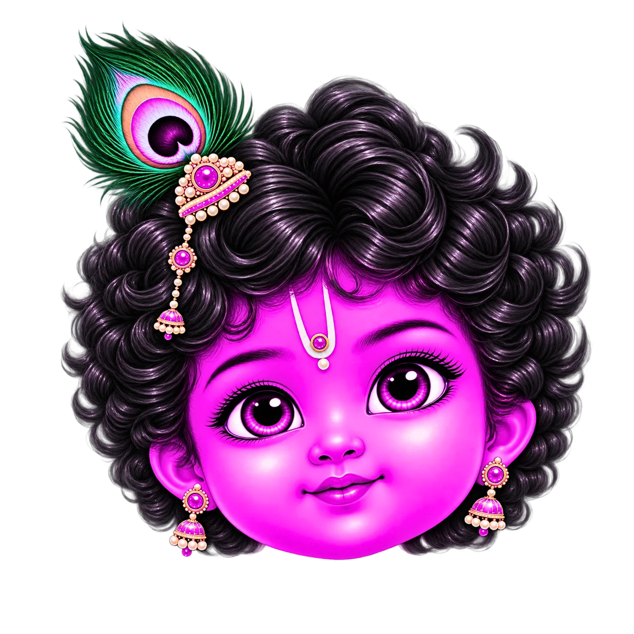 Krishna Baby Face