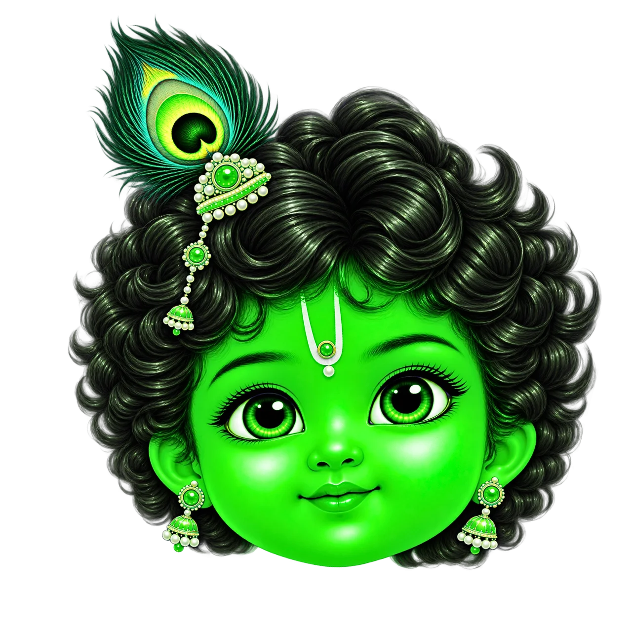Krishna Baby Face