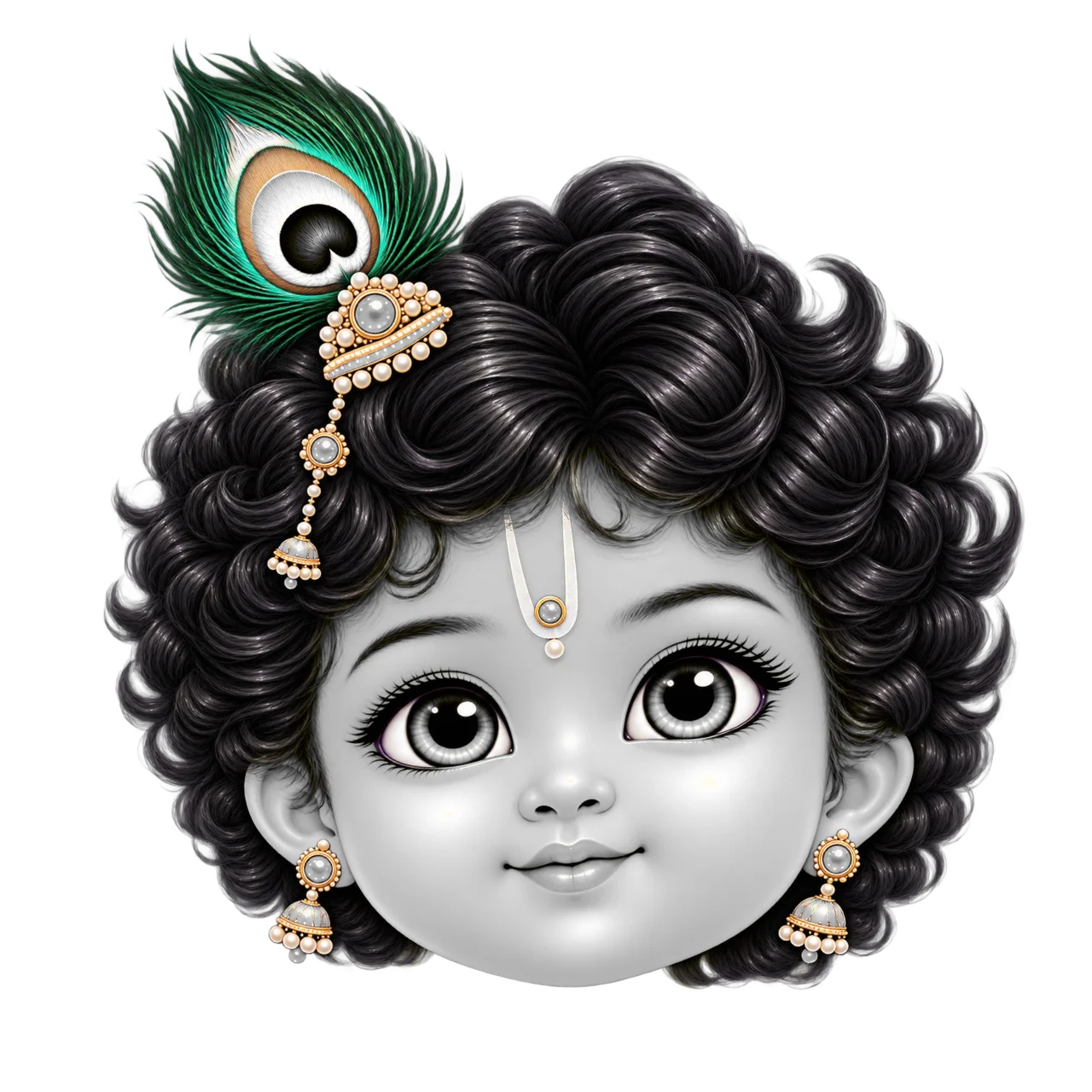 Krishna Baby Face
