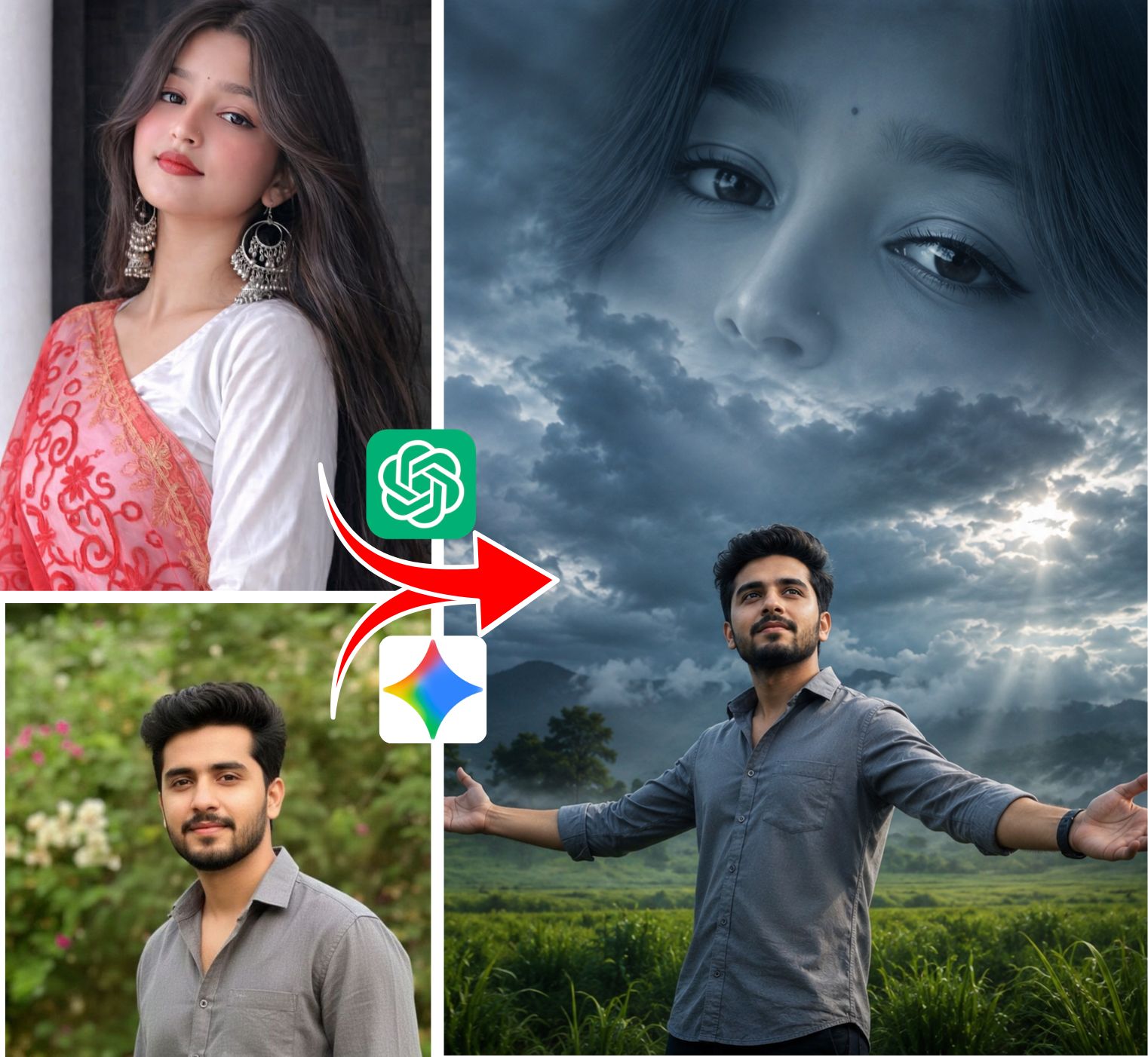 Media io Cinematic Sky Eye AI Photo Editing Prompt