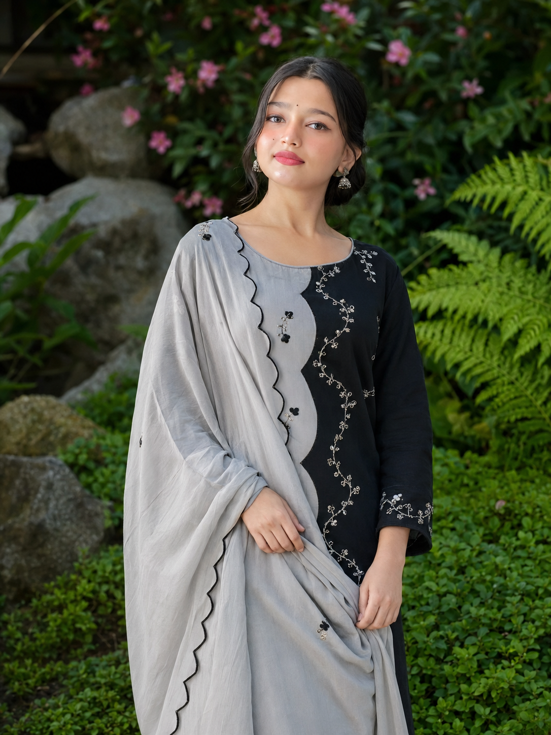 Highly Realistic AI Portrait of Woman in Traditional Attire