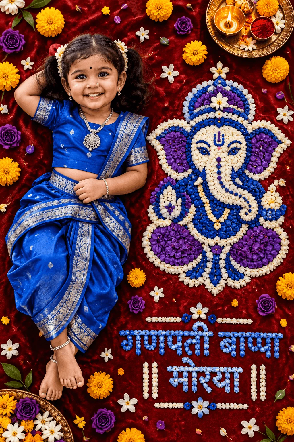 Ganesh Chaturthi AI Image Prompt for Festive Portraits