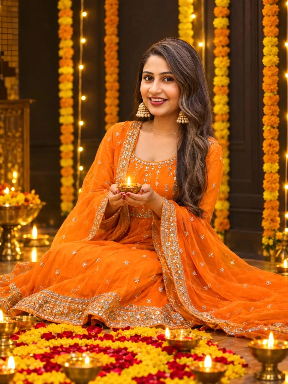 Diwali Diya Photo Editing Ai Prompts - ChathGPT &amp; Gemini