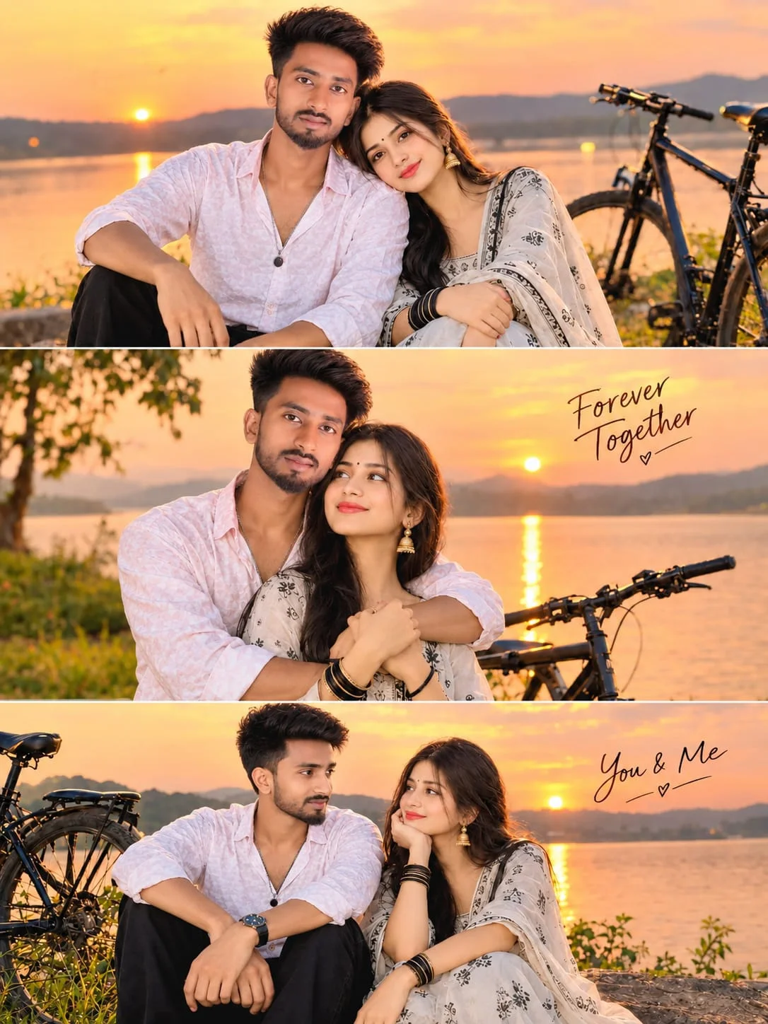 Three Layers Photo Editing Ai Prompts Boy & Girl - AI prompt