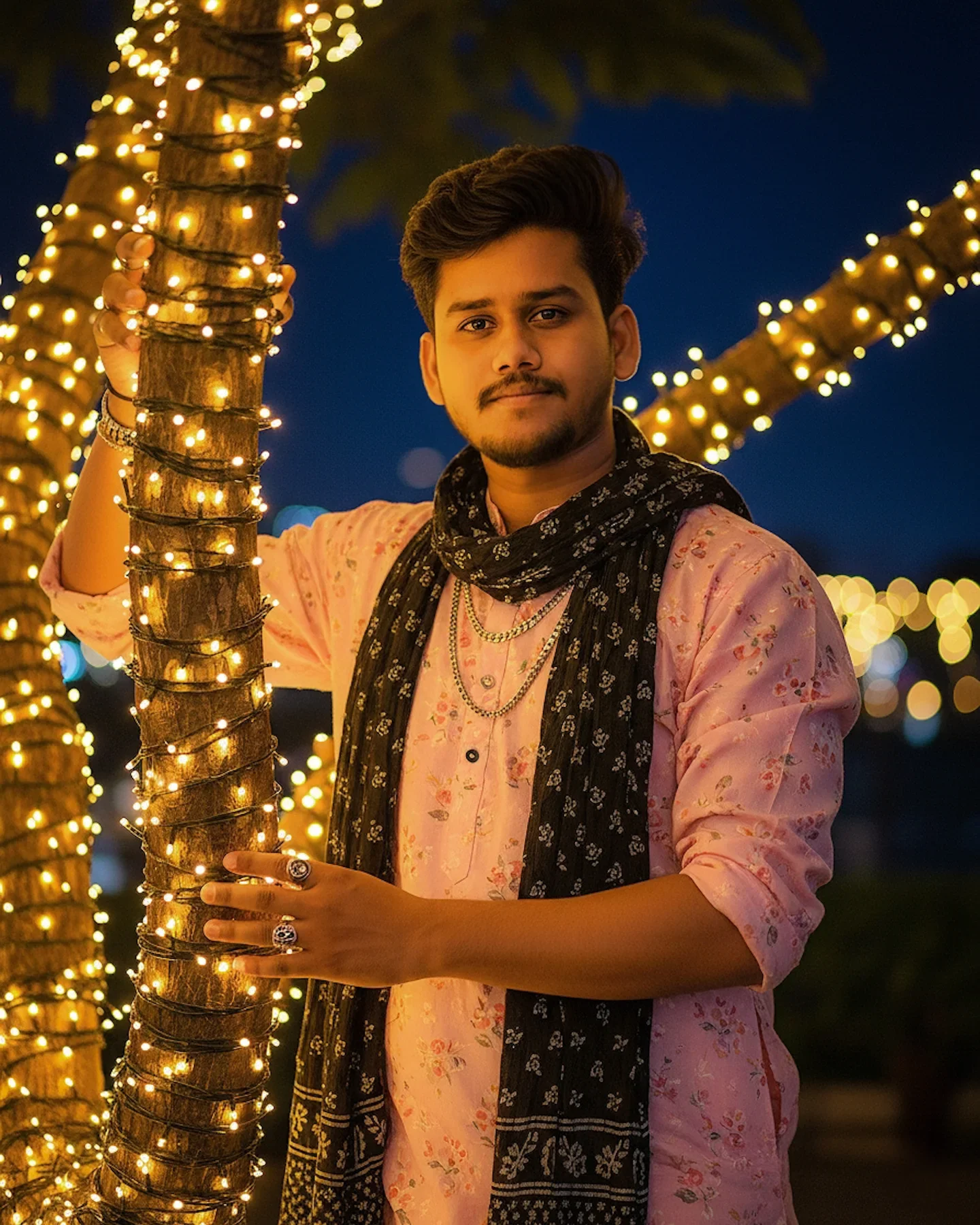 Diwali Festive Night Portrait Ai Photo Editing Prompt - Chat GPT - AI prompt