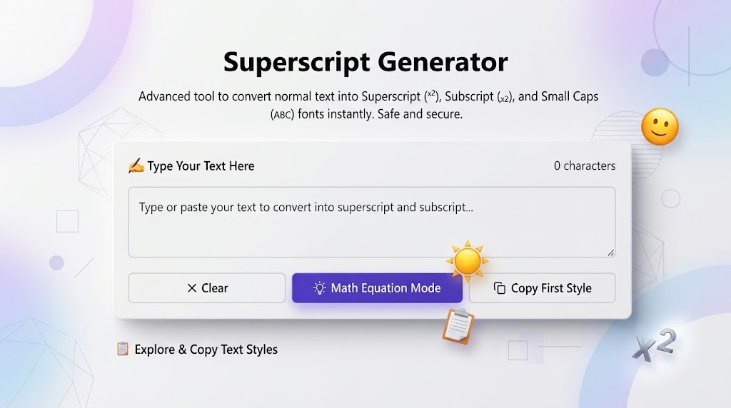 Superscript Generator